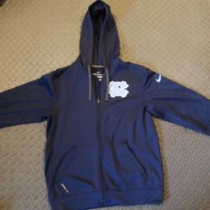 Mens Nike North Carolina tar heels full-zip jacket